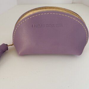 Portland Leather Goods Purple Cosmetic Bag
